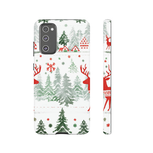 Nordic Christmas Print - Impact Resistant Phone Case Samsung Galaxy S20 FE Matte